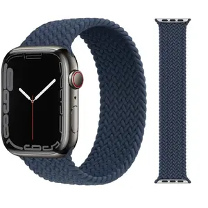 Ремешок Apple Braided Solo Loop ML6J3ZM/A для Apple Watch 44/45/46/49 мм Размер 5 Abyss Blue