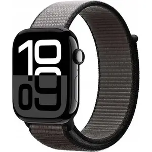 Nailona sporta siksniņa Crong priekš Apple Watch 44/45/46/49 mm Night Grey
