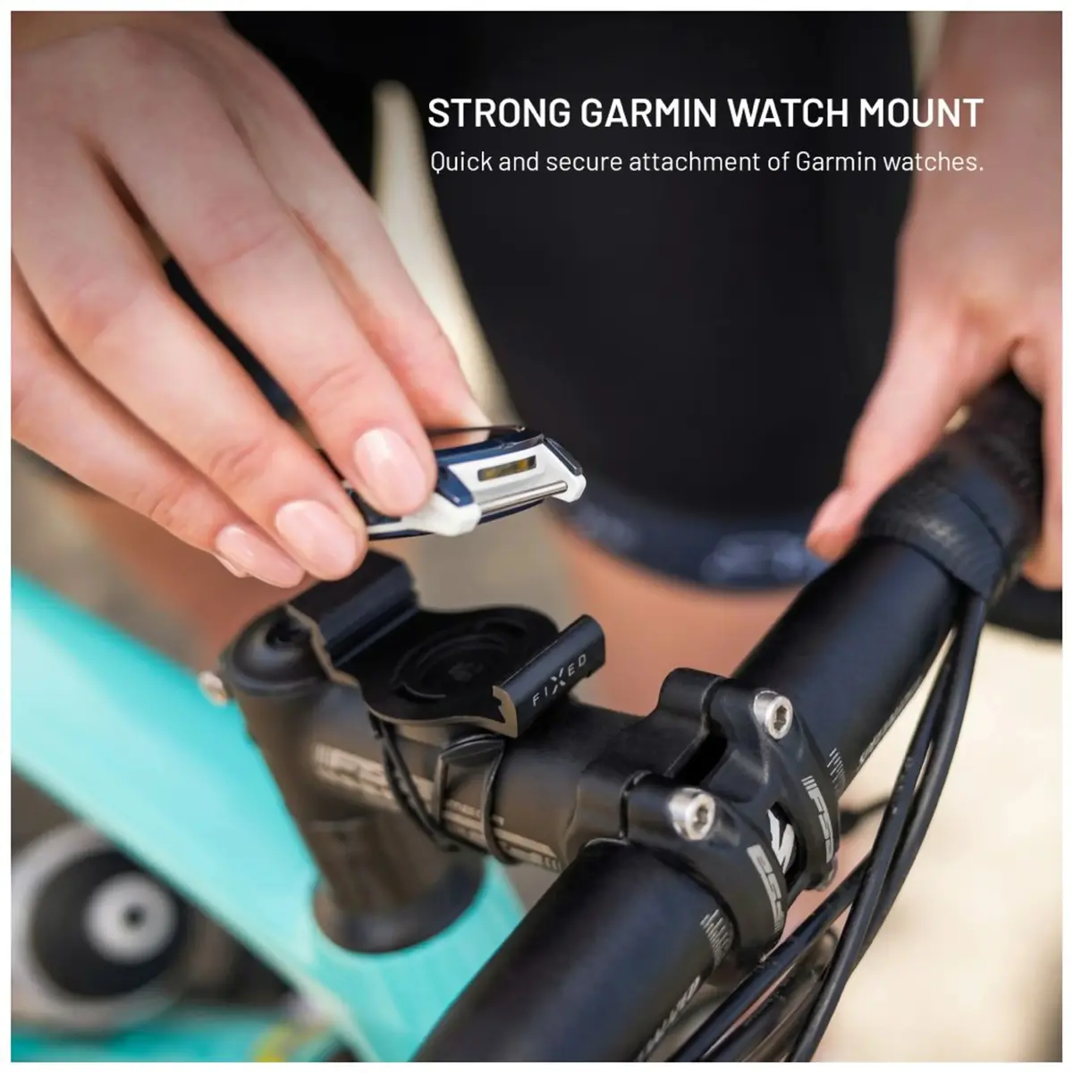 Dock FIXED for Garmin 22 mm (black) Photo 5