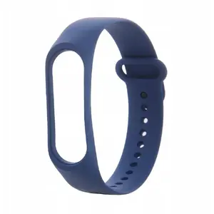 Silikona siksniņa priekš Xiaomi Mi Band 7 — tumši zila