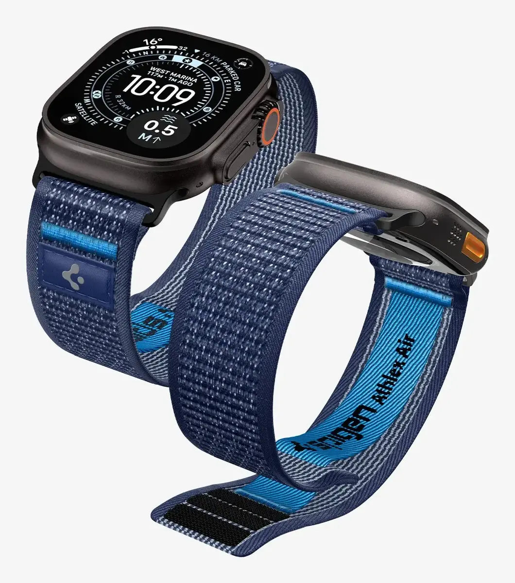 Spigen Athlex Air 2 siksniņa Navy Fabric Photo 2
