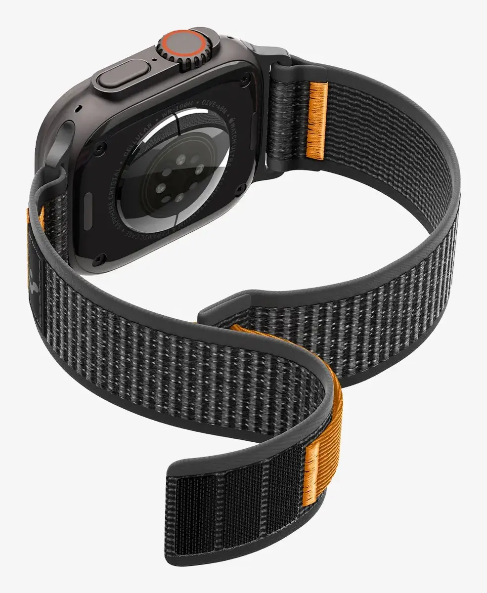 Siksniņa Spigen Athlex Air 2 — melna/oranža Photo 4