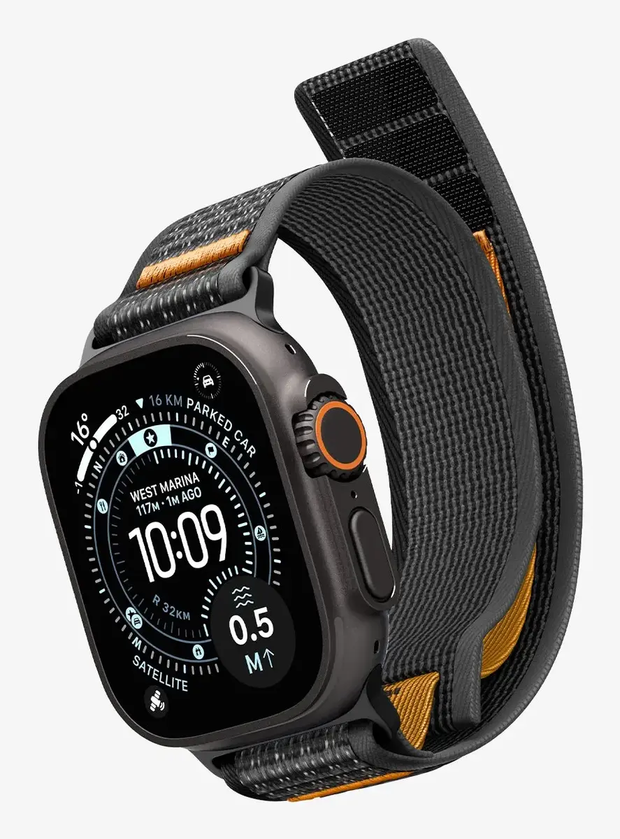 Siksniņa Spigen Athlex Air 2 — melna/oranža Photo 6