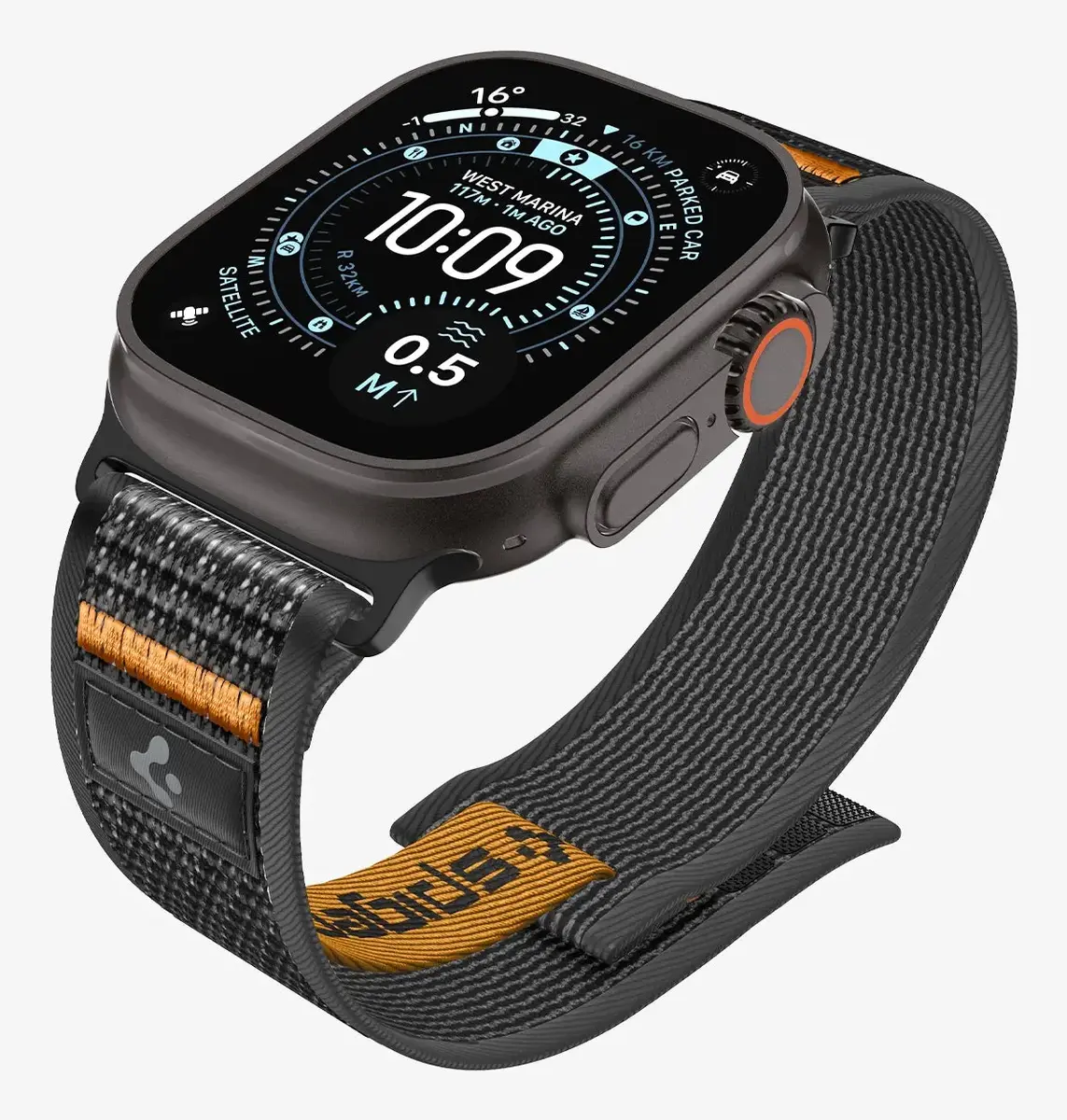 Siksniņa Spigen Athlex Air 2 — melna/oranža Photo 8