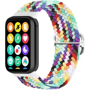 Woven Replacement Strap for Mi Band 8 Pro / M8 Pro by M3 — Rainbow