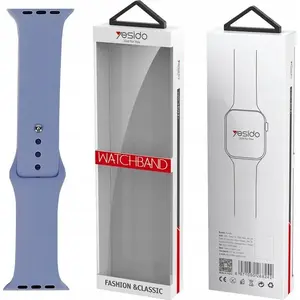Silikona siksniņa yesido WB44 priekš iWatch 38/40/41 mm, garums 97+132 mm, zils
