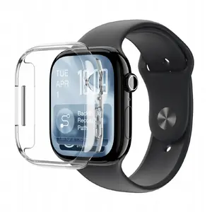 Защитный чехол Amazingthing Minimal для Apple Watch Series 11 42 мм, прозрачный