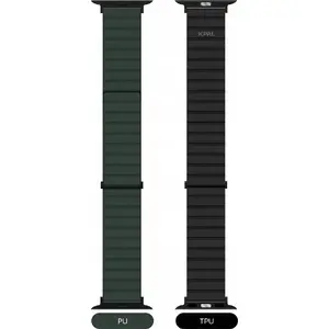 Ремешок Jcpal Pasek FlexDuo для Apple Watch 38/40/41 мм — черный/зеленый