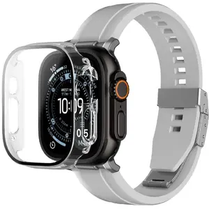 Защитное стекло и чехол для Apple Watch Ultra 3 49 мм от Amazingthing — прозрачный
