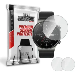 Screen protector GrizzGlass for Huawei Watch GT2 Pro — hybrid glass protector, model GRZ904