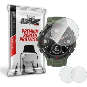 Гибридное защитное стекло GrizzGlass для Amazfit T-Rex (GRZ908)