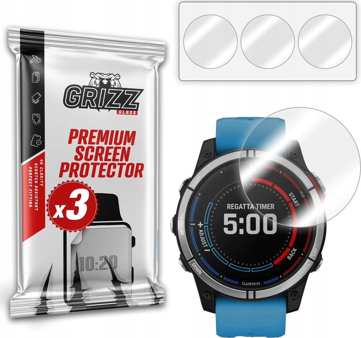 Hidroželējas plēve GrizzGlass Hydrofilm priekš Garmin