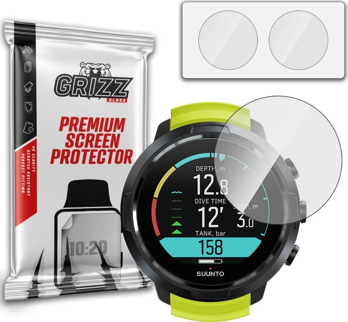 Aizsargstikls GrizzGlass (hibrīda) priekš Suunto D5