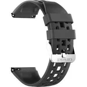 Watch strap Giewont GWP440-1 silicone black – replacement band for smartwatch
