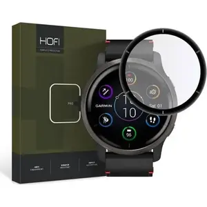 Tempered hybrid screen protector Hofi Hybrid Pro+ for Garmin Venu 2, black