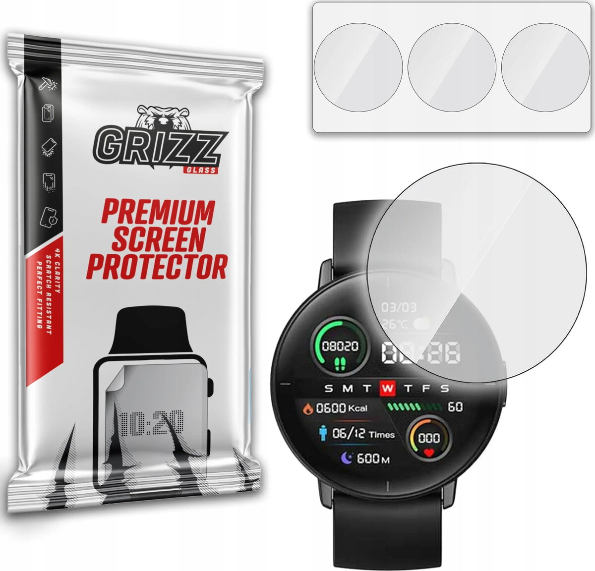 Hidrogelas aizsargplēve GrizzGlass priekš Xiaomi Mibro
