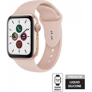 Ремешок для Apple Watch 38/40 мм Crong Liquid Band — песочный