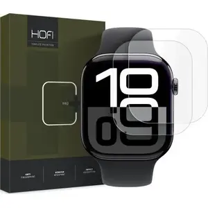 Защитная гидрогелевая плёнка Hofi Hydroflex Pro+ 2 шт для Apple Watch 10 46 мм (прозрачная)