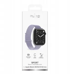 No name Puro SPORT siksniņa Apple Watch, piemērota 38/40/41/42 mm korpusiem