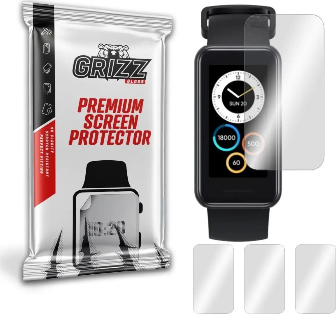 Hidrogelu ekrāna aizsargplēve GrizzGlass priekš Realme