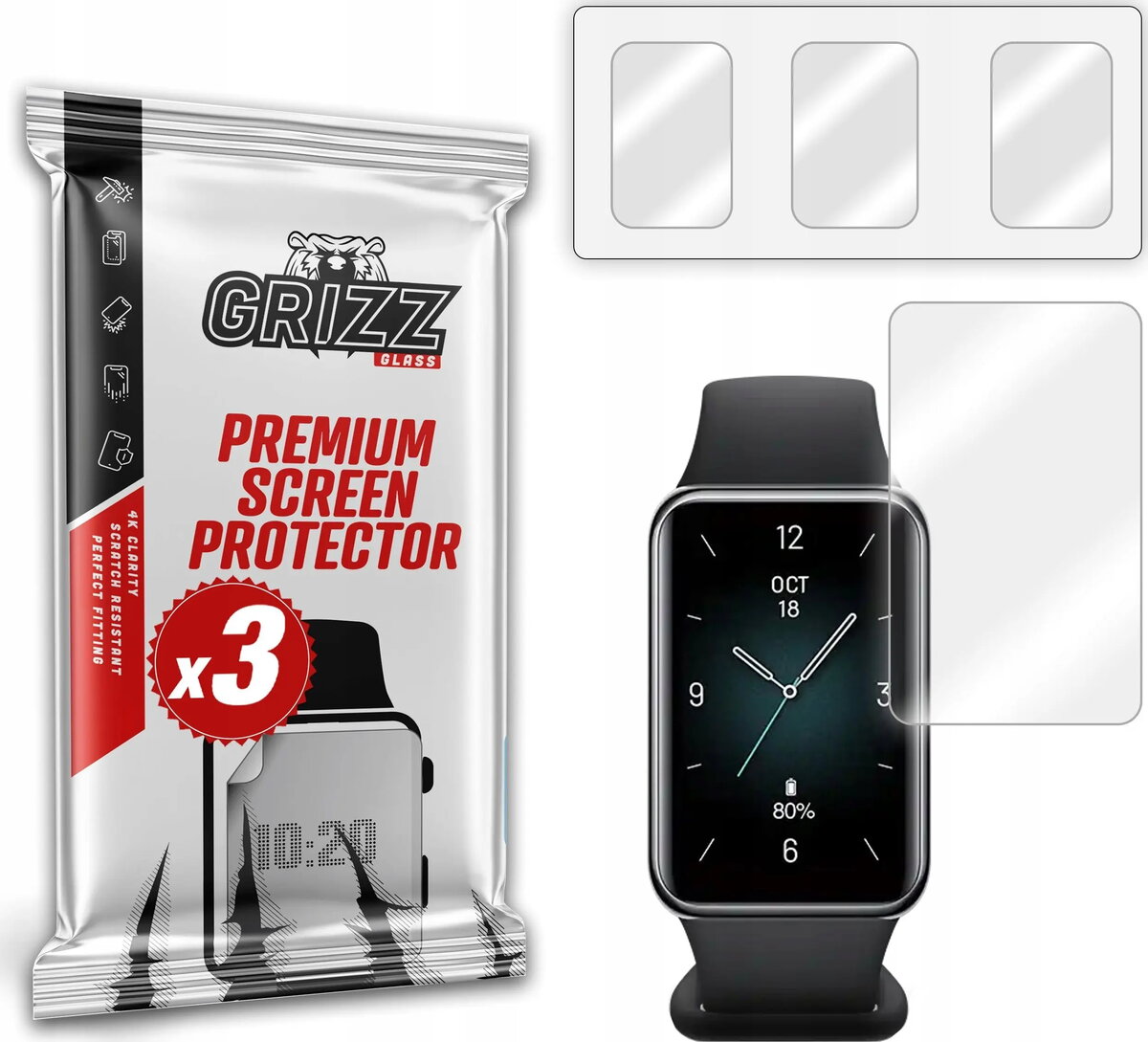 Aizsargplēve GrizzGlass Hydrofilm (hidrogelu) priekš Honor