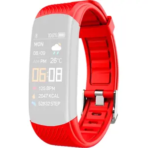Replacement Wrist Strap Giewont Fit&GO for GW200 GWP200-1 — Alert Red