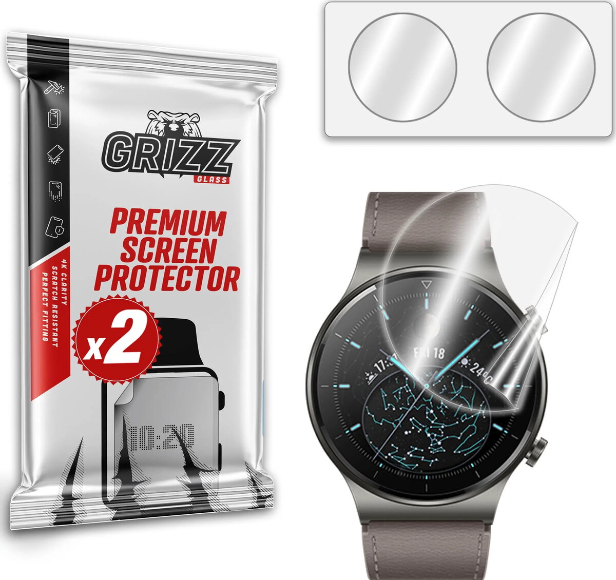 Aizsargplēve GrizzGlass Grizz CeramicFilm priekš Huawei