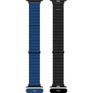 Watch strap Jcpal Pasek FlexDuo for Apple Watch 38/40/41 mm, black/navy
