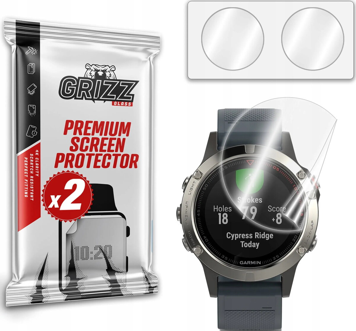 Aizsargplēve GrizzGlass CeramicFilm priekš Garmin Fenix