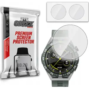 Гибридное защитное стекло GrizzGlass HybridGlass для Huawei Watch GT 3 SE 46 мм