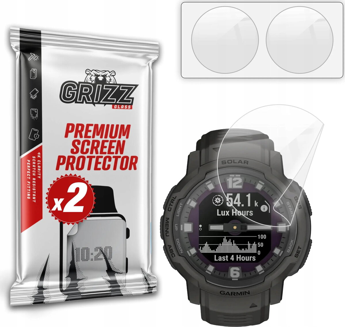 Aizsargplēve GrizzGlass CeramicFilm priekš Garmin Instinct