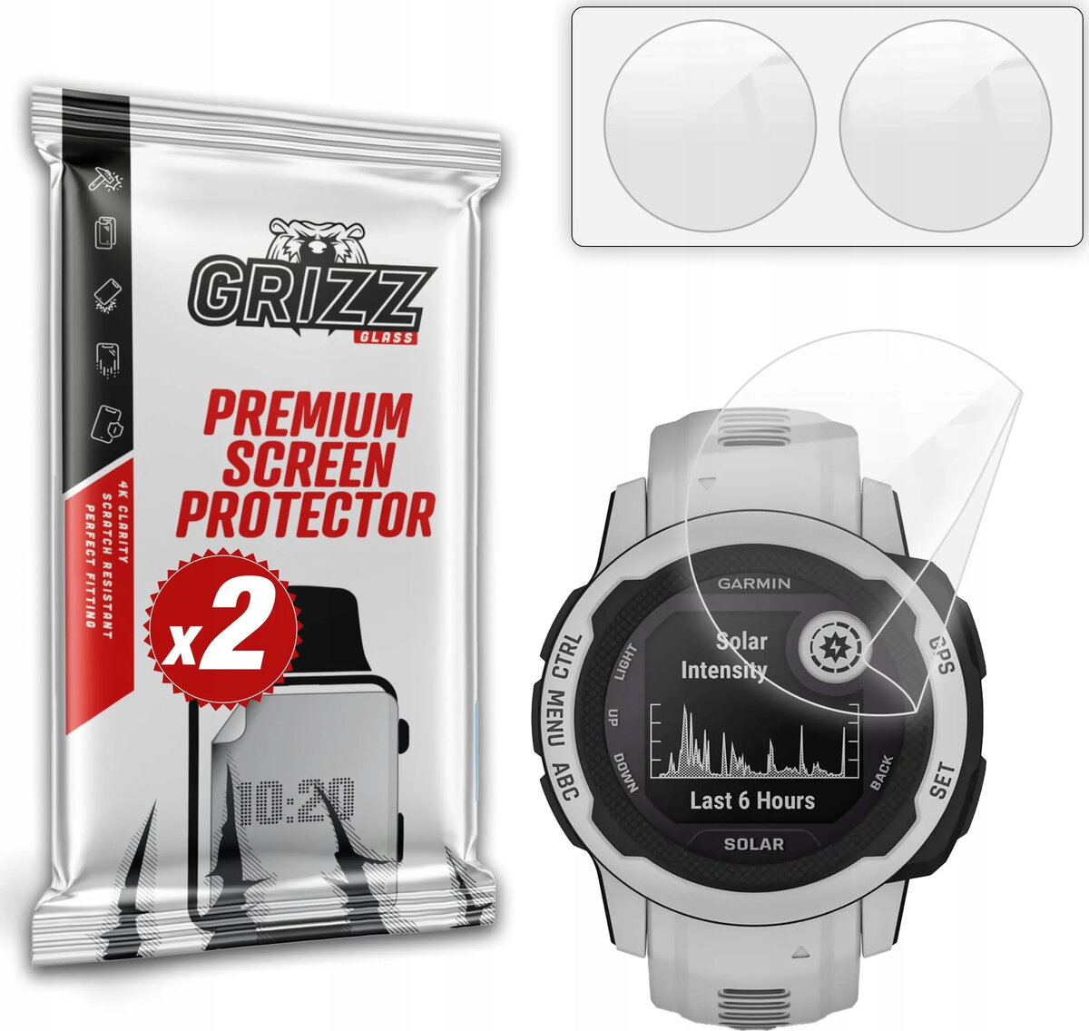 Aizsargplēve GrizzGlass CeramicFilm priekš Garmin Instinct