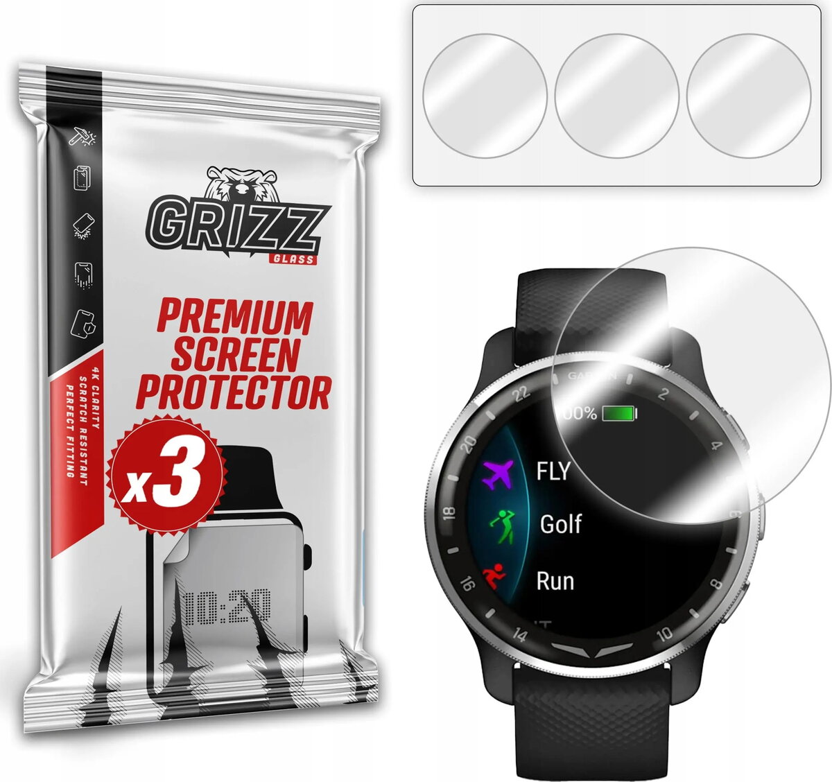 Hidrožeļa plēve GrizzGlass Hydrofilm priekš Garmin