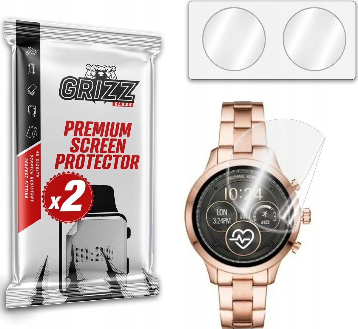 Aizsargplēve GrizzGlass CeramicFilm pulksteņiem 42 mm