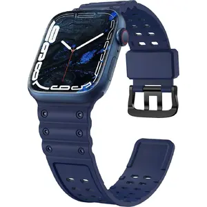 Ремешок Hurtel для Apple Watch SE/8/7/6/5/4/3/2/1 — Triple Protection, для 41/40/38 мм, синий браслет