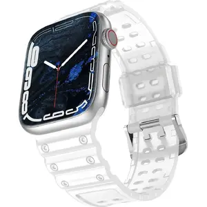 Ремешок Hurtel Strap Triple Protection для Apple Watch SE/8/7/6/5/4/3/2/1 (41, 40, 38 мм) прозрачный