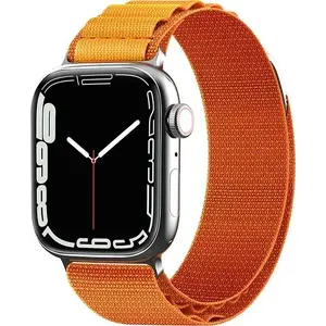 Ремешок Hurtel со стальной пряжкой для Apple Watch 38/40/41 мм — оранжевый