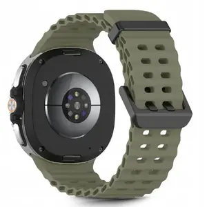 Ремешок Tech-Protect ICONBAND PRO для Samsung Galaxy Watch 8 / Classic (40 / 44 / 46 мм) — армейский зелёный