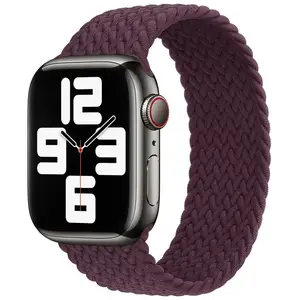 Ремешок Apple Braided Solo Loop, размер 9 — Dark Cherry — для Apple Watch 40/41/42 мм