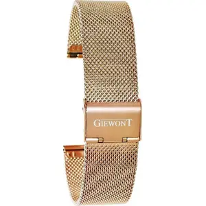 Smartwatch replacement metal bracelet Giewont GWB330-1 in rose gold, model GW330, adjustable fit