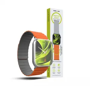 Ремешок Mobile Origin Magnetic Watch Strap II оранжево/серый для Apple Watch 49mm/46mm/45mm/44mm