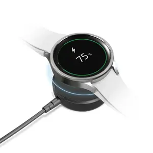 Indoor USB wireless charger SBS Mobile TECHGSAMWATCH for smartwatches 5 V, USB‑C, 1.2 m, white