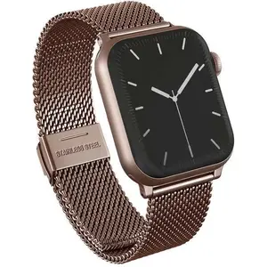 Ремешок FIXED Metal Mesh Elegance для Apple Watch 42/44 мм (розовое золото)