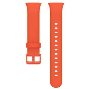 Силиконовый ремешок для Mi Band 7 Pro / M7 Pro от Hello Case — оранжевый, размер 12