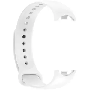 Silicone Replacement Strap for Mi Band 8 / M8 by Hello Case, White