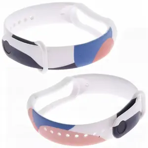 Силиконовый ремешок Hurtel для Xiaomi Mi Band 3 / 4 — камуфляжный рисунок (модель 10)
