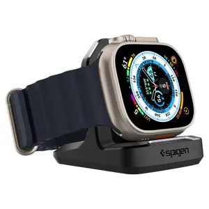 Подставка Spigen для Apple Watch Rugged Armor Stand — чёрная, 54 × 48.8 × 53.3 мм