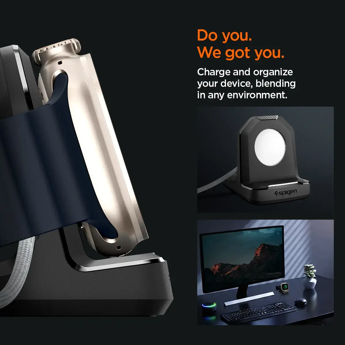 Spigen Rugged Armor Stand для Apple Watch Photo 11