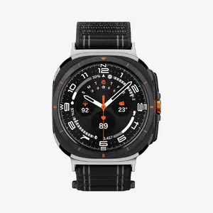 Ремешок для Galaxy Watch Ultra Spigen WBF0 — чёрный, запястье 160–215 мм