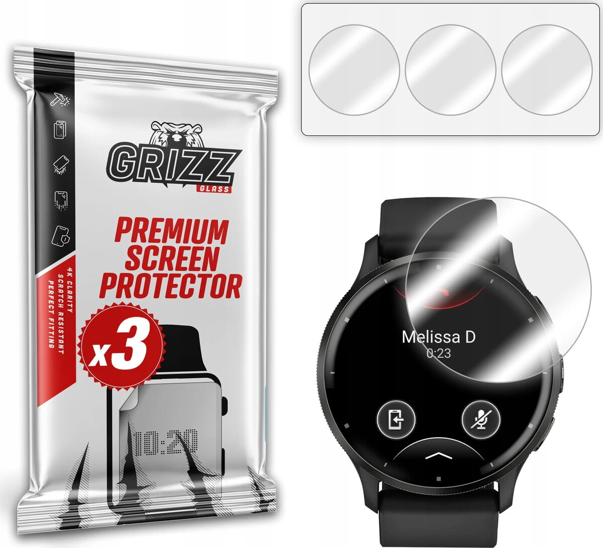 Hidrogelas aizsargplēve GrizzGlass Hydrofilm priekš Garmin